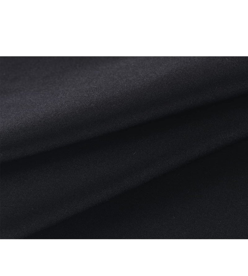 CoCoUSM Mens 100% Pure Silk Pocket Square Solid Color Handkerchiefs Size 30cm - Image 4